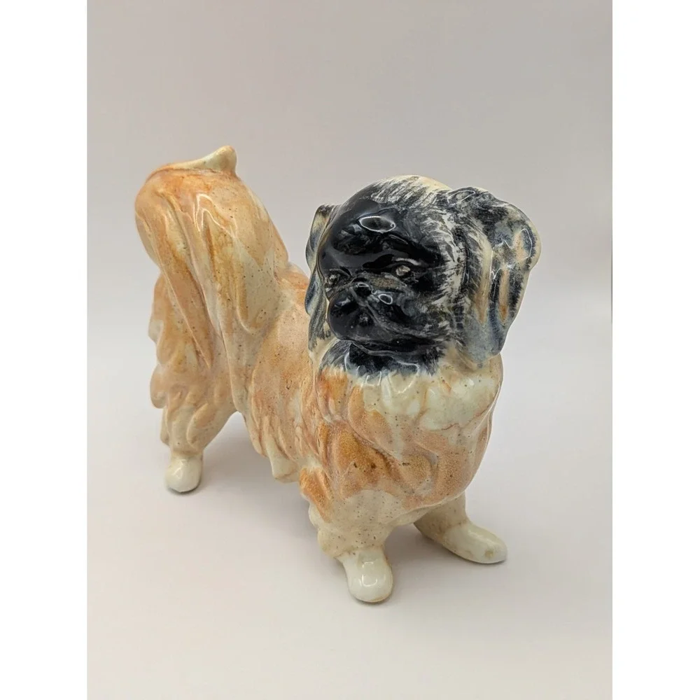 Vintage‎ Pekinese Dogs Salt And Pepper Shakers